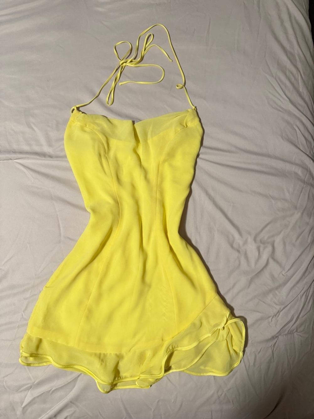 House of CB Yellow Mini Dress - Summer Style